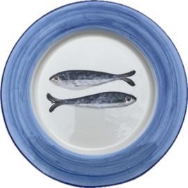 Rond bord Ø28cm / Sardines (R.40)