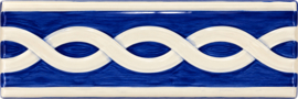 Keramische Randtegel Guincho Patroon | Smalle Afwerking Wandtegels | 15 x 5 cm