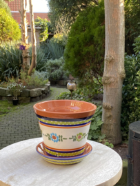 Bloempot met schotel (klein)