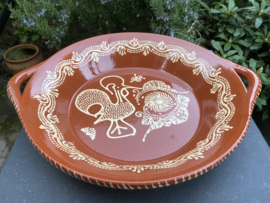 Ronde schaal met handgrepen Ø40x7cm