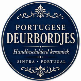 Handbeschilderd Keramisch Deurbordje Toilet | 9 x 4,5 cm