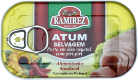 Portugese wilde tonijn in piri piri olie Ramirez 120gr 🌶
