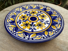 Portugees Tapasbordje Kleurrijk | Handgemaakt Keramiek Ø 19 cm