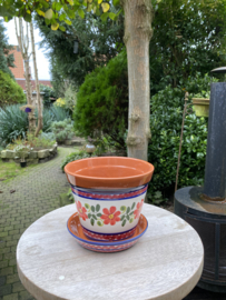 Bloempot met schotel (klein)