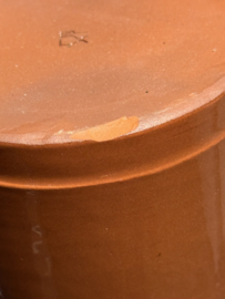 Handgemaakte Wijnkoeler met Onderschotel | Mafra Bloemen | Portugees Aardewerk | Ø 12,5 x H 22 cm