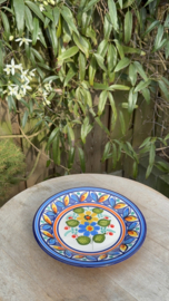 Portugees Tapasbordje Kleurrijk | Handgemaakt Keramiek Ø 18,5 cm
