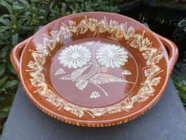 Ronde schaal met handgrepen Ø40x7cm