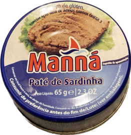 5 x Sardinepaté Manná / Paté de sardinha (65gr x 5)