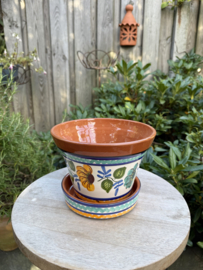 Bloempot met schotel (medium)