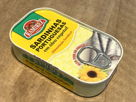 Portugese sardines in zonnebloemolie Ramirez 120gr