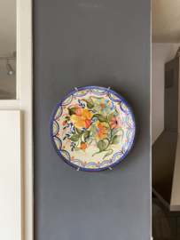 Bord met bloemen Ø24cm (jc-p4)