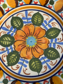 Portugees Tapasbordje Kleurrijk | Handgemaakt Keramiek Ø 18 cm