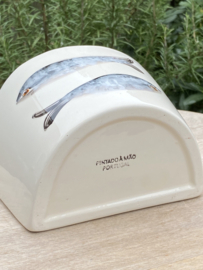 Zout pot met houten deksel / Sardines (R.99)