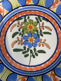 Portugees Tapasbordje Kleurrijk | Handgemaakt Keramiek Ø 18,5 cm