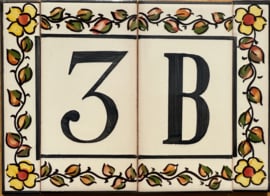 Keramische tegel Porto / letter B (15x7,5cm)