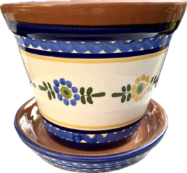 Bloempot met schotel (klein)