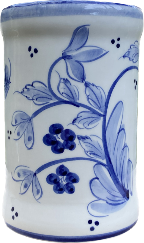 Pot keukengerei Ø10,5x15,5cm / Douro Azul (R.358) | Azul collectie (nieuw) | deportugees-webshop.nl