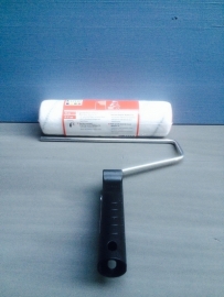 25cm Epoxy Antispat roller fijn vilt met houder