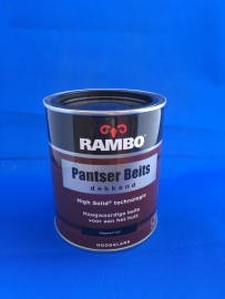 RAMBO Pantser Beits Dekkend - DIEPZWART 1123 - 750 ml