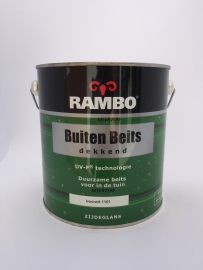 RAMBO Buitenbeits Dekkend - IVOORWIT 1101 - 2,5 Liter