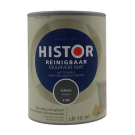 Histor Muurverf Mat - Schors 6788