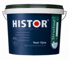 Histor Structuurverf Fijn - WIT - 10 Liter