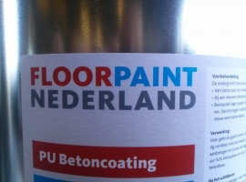 PU betoncoating GRIJS 5 liter BINNEN en BUITEN