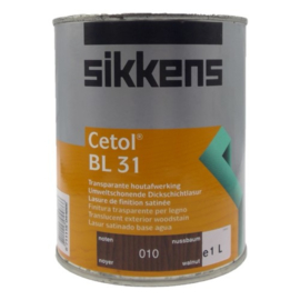 SIKKENS CETOL BL 31 TRANSPARANT NOTEN 010 - 1 Liter