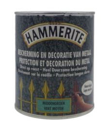 Hammerite Middengroen Hamerslag Lak - 750 ml