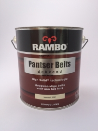 RAMBO Pantser Beits Dekkend - IVOORWIT 1101 - 2,5 Liter