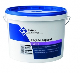 Sigma Facade Topcoat Satin - WIT - 10 Liter