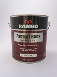 RAMBO Pantser Beits Dekkend - ZUIVERWIT 1100 - 2,5 Liter