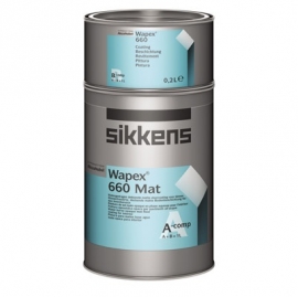 Sikkens Wapex 660 Mat - RAL 7037 STOFGRIJS- 1 Liter