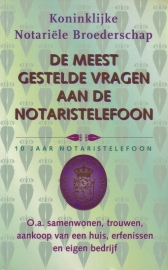 De meest gestelde vragen aan de Notaristelefoon - 10 jaar Notaristelefoon