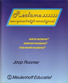 Joop Roomer - Reclame, een opmerkelijk verschijnsel