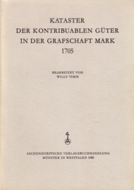 Kataster der kontribuablen Güter in der Grafschaft Mark 1705