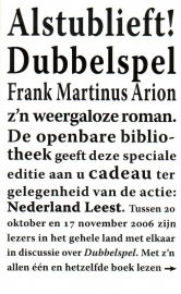 Frank Martinus Arion - Dubbelspel