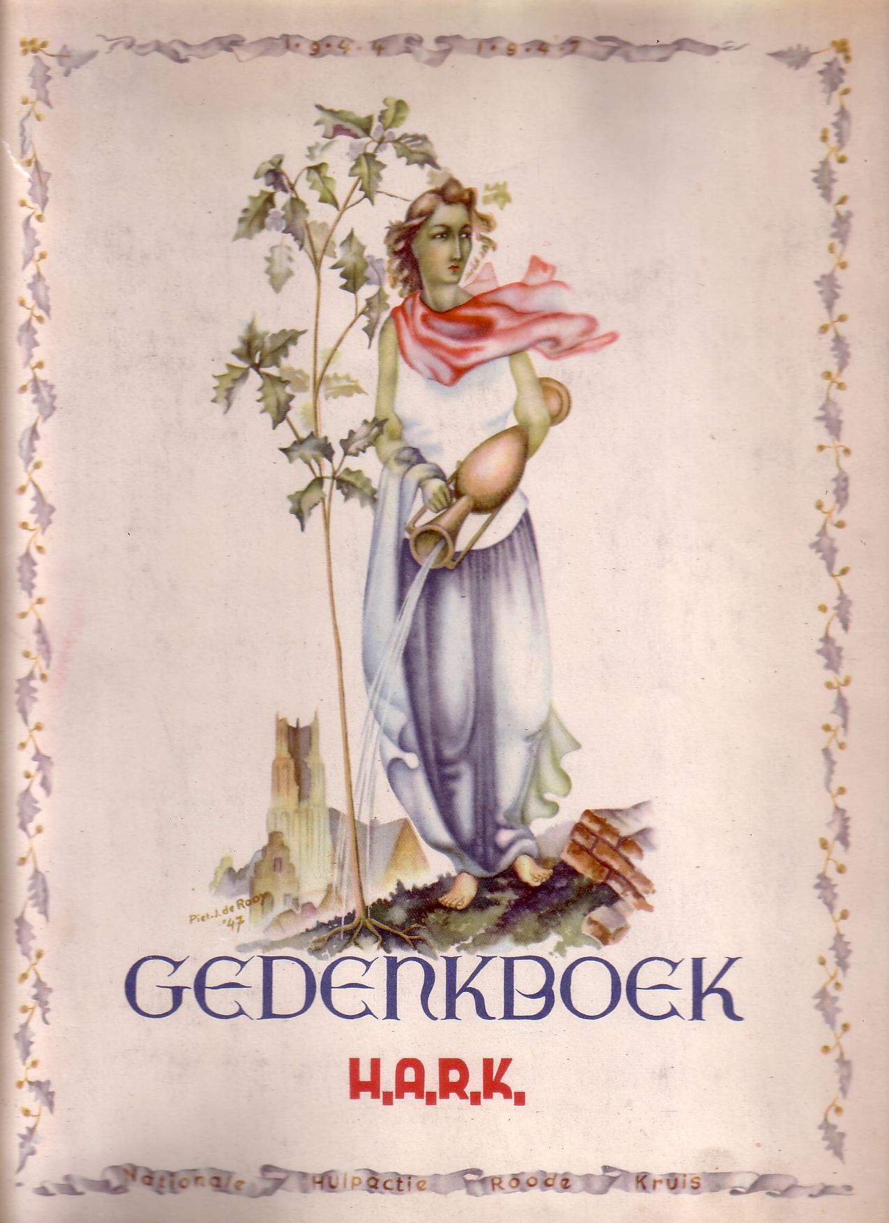 Gedenkboek Nationale Hulpactie Roode Kruis H.A.R.K.