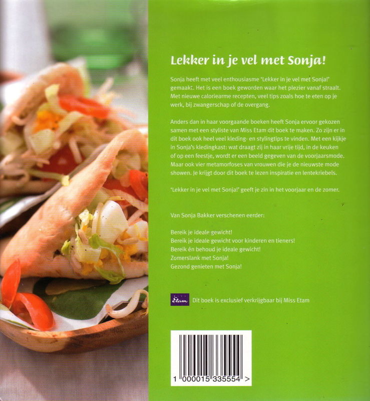 klein acre Digitaal Sonja Bakker - Lekker in je vel met Sonja! | Eten & drinken & koken |  Stormy books
