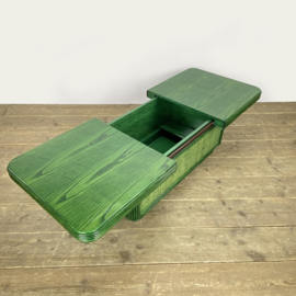 VINTAGE RATTAN/BAMBOE SALONTAFEL 70'S