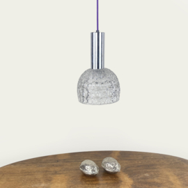 HANGLAMP GLAS/CHROOM