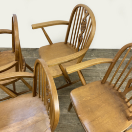 SET (4) ERCOL STIJL STOELEN