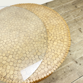 VINTAGE MCGUIRE RATTAN SALONTAFEL 70'S