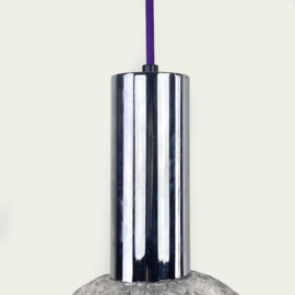 HANGLAMP GLAS/CHROOM