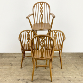 SET (4) ERCOL STIJL STOELEN