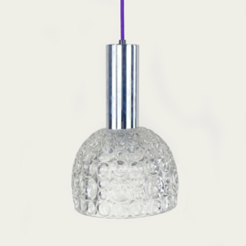 HANGLAMP GLAS/CHROOM