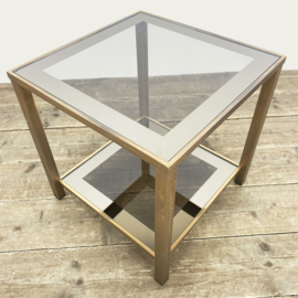 BELGA CHROM MESSING SALON / SIDE TABLE 1970'S