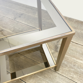 BELGA CHROM MESSING SALON / SIDE TABLE 1970'S