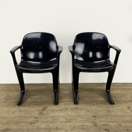 SET (4) KANGAROO STOELEN DESIGN ERNST MOECKL