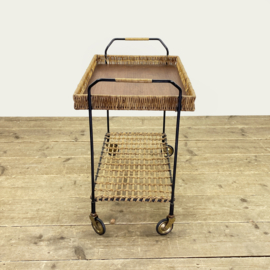 ROTAN TROLLEY 60's